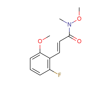 (E)-3-(2-fluoro-6-methoxyphenyl)-N-methoxy-N-methylacrylamide