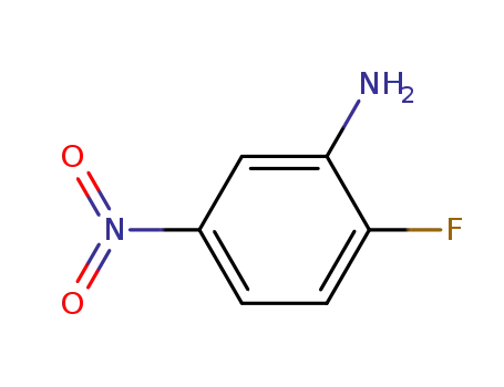 Molecular Structure of 369-36-8 (2-Fluoro-5-nitroaniline)