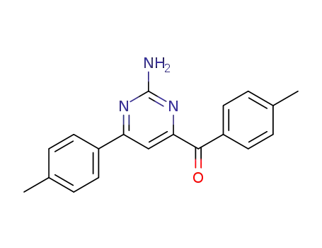 (2-amino-6-(p-tolyl)pyrimidin-4-yl)(p-tolyl)methanone
