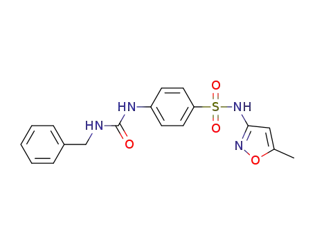 4-(3-benzylureido)-N-(5-methylisoxazol-3-yl)benzenesulfonamide