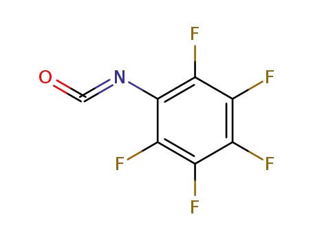 Molecular Structure of 1591-95-3 (PENTAFLUOROPHENYL ISOCYANATE  97)