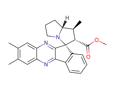 methyl (1'S,2'S,7a'R,11R)-1',7,8-trimethyl-1',2',5',6',7',7a'-hexahydrospiro[indeno[1,2-b]quinoxaline-11,3'-pyrrolizine]-2'-carboxylate