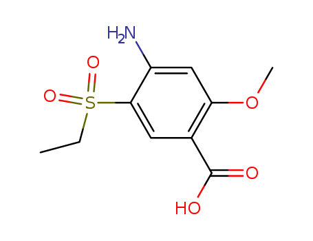 71675-87-1,4-Amino-5-ethylsulfonyl-2-methoxybenzoic acid,4-Amino-5-(ethylsulphonyl)-o-anisic acid;