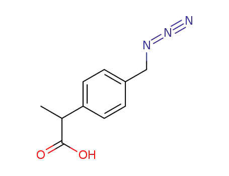 2-(4-(azidomethyl)phenyl)propanoic acid