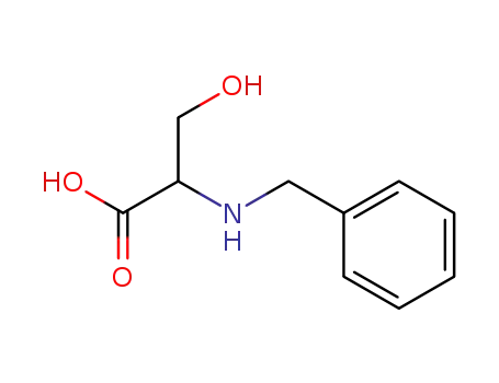 Molecular Structure of 106910-76-3 (2-BenzylaMino-3-hydroxypropionic Acid)