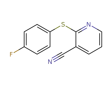 2-((4-fluorophenyl)thio)nicotinonitrile