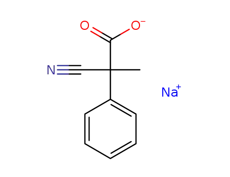 sodium 2-phenyl-2-cyanopropionate