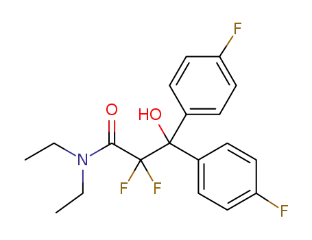 N,N-diethyl-3,3-bis(4-fluorophenyl)-3-hydroxy-2,2-difluoropropanamide