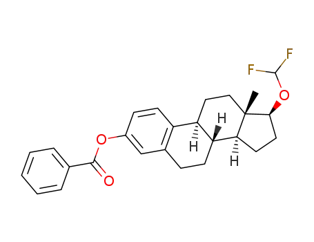 (8R,9S,13S,14S,17S)-17-(Difluoromethoxy)-13-methyl-7,8,9,11,12,13,14,15,16,17-decahydro-6H-cyclopenta[a]phenanthren-3-yl benzoate