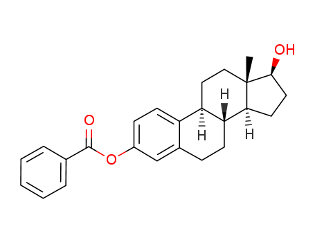 50-50-0,Estradiol benzoate,Estradiol,3-benzoate (8CI);1,3,5(10)-Estratriene-3,17b-diol 3-benzoate;17b-Estradiol3-benzoate;17b-Estradiol benzoate;Agofollin Depot;Benzhormovarine;Benzoestrofol;De Graafina;Diffollisterol;Dimenformon benzoate;Eston B;Estradiol benzoate;Estrogin;Femestrone;Graafina;Gynformone;Hormogynon;Ovasterol B;Ovocyclin Benzoate;Ovocyclin M;Pelanin benzoate;Primogyn B;Progynonbenzoate;Solestro;
