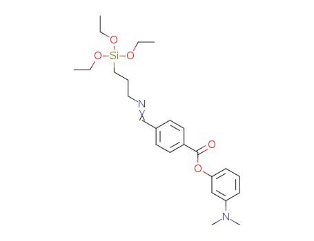 3-(dimethylamino)phenyl 4-((3-(triethoxysilyl)propylimino)methyl)benzoate