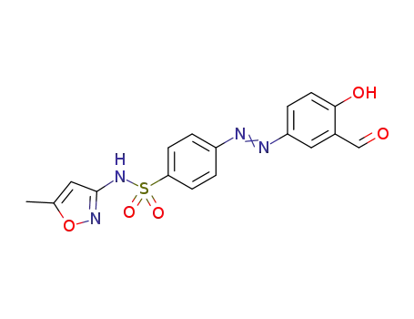 4-[(3-formyl-4-hydroxyphenyl)diazenyl]-N-(5-methylisoxazol-3-yl)benzenesulfonamide