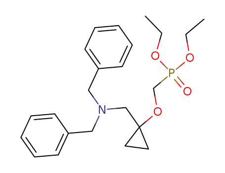 diethyl ({1-[(dibenzylamino)methyl]cyclopropoxy}methyl)phosphonate