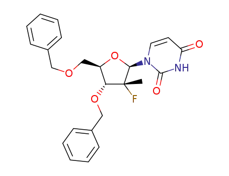 (2'R)-2'-deoxy-2'-fluoro-2'-methyluridine-3',5'-dibenzoate