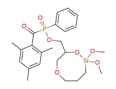 1,1-dimethoxy-3-[methyl(2,4,6-trimethylbenzoyl)phenylphosphinate]-2,5-dioxa-1-silacyclooctane