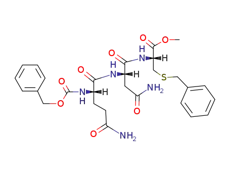 S-benzyl-N-[N2-(N2-benzyloxycarbonyl-L-glutaminyl)-L-asparaginyl]-L-cysteine methyl ester