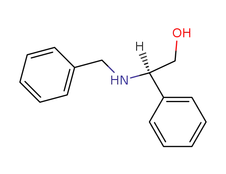 Molecular Structure of 14231-57-3 ((R)-(-)-N-BENZYL-2-PHENYLGLYCINOL)