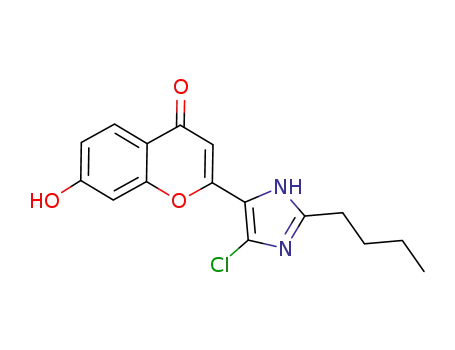 2-(2-butyl-4-chloro-1H-imidazol-5-yl)-7-hydroxy-4H-chromen-4-one