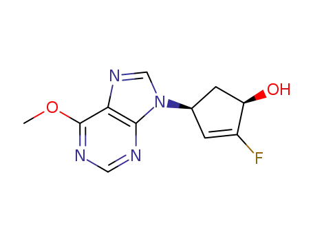 (±)-2-fluoro-4-(6-methoxy-9H-purin-9-yl)-2-cyclopenten-1-ol