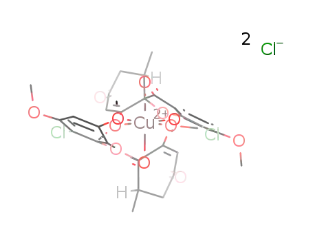 C34H34Cl2CuO12(2+)*2Cl(1-)