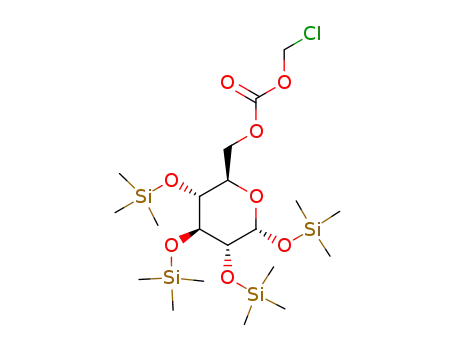 chloromethyl (((2R,3R,4S,5R,6R)-3,4,5,6-tetrakis((trimethylsilyl)oxy)tetrahydro-2H-pyran-2-yl)methyl) carbonate