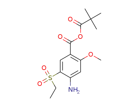 4-amino-2-methoxy-5-ethylsulfonyl benzoate pivalic anhydride