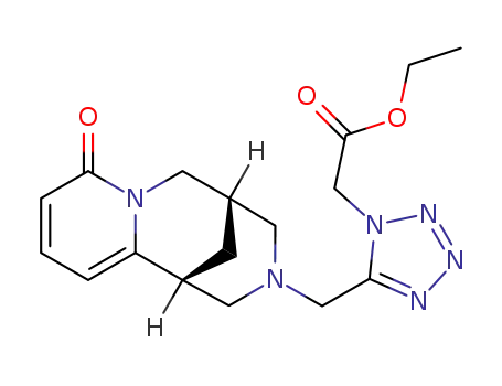 ethyl 2-(5-(((1R,5S)-8-oxo-5,6-dihydro-1H-1,5-methanopyrido[1,2-a][1,5]diazocin-3(2H,4H,8H)-yl)methyl)-1H-tetrazol-1-yl)acetate
