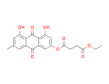 1,8-dihydroxy-6-methyl-9,10-anthraquinone-3-oxy ethyl succinate