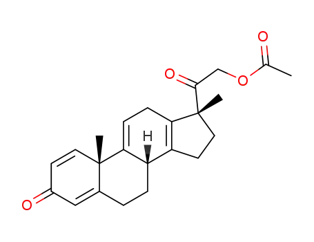 2-((10S)-10,17-dimethyl-3-oxo-6,7,8,10,12,15,16,17-octahydro-3H-cyclopenta[a]phenanthren-17-yl)-2-oxoethyl acetate