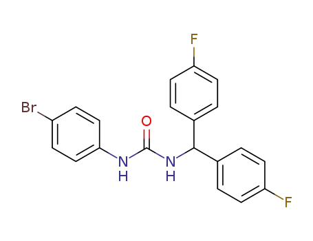 1-(bis(4-fluorophenyl)methyl)-3-(4-bromophenyl)urea