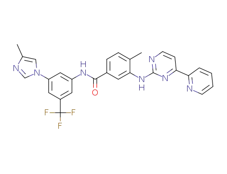 4-methyl-N-(3-(4-methyl-1H-imidazol-1-yl)-5-(trifluoromethyl)phenyl)-3-((4-(pyridin-2-yl)pyrimidin-2-yl)amino)benzamide