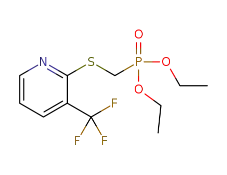 diethyl (((3-(trifluoromethyl)pyridin-2-yl)thio)methyl)phosphonate