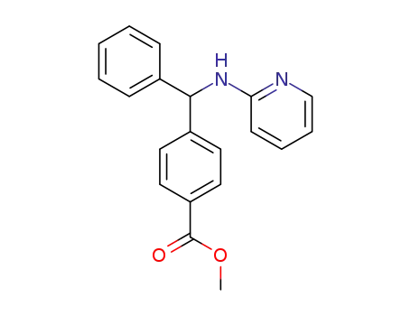methyl 4-{phenyl[(pyridin-2-yl)amino]methyl}benzoate