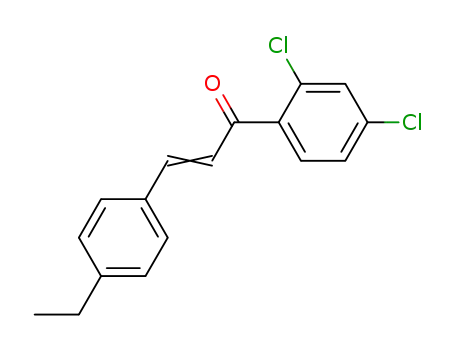 1-(2,4-dichlorophenyl)-3-(4-ethylphenyl)prop-2-en-1-one