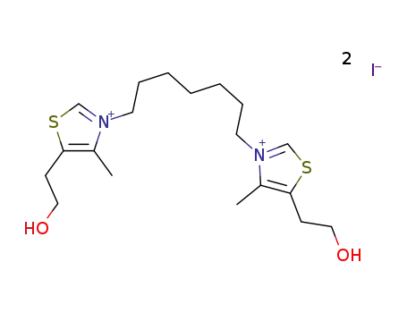 1,7‐heptamethylene bis[4‐methyl‐5‐(2‐hydroxyethyl)thiazol‐3‐ium] diiodide