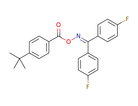 bis(4-fluorophenyl)methanone O-(4-(tert-butyl)benzoyl) oxime