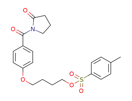 N-[4-(4’-tosyloxybutyloxy)benzoyl]pyrrolidin-2-one