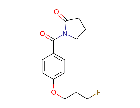 N-[4-(3-fluoropropyloxy)benzoyl]pyrrolidin-2-one