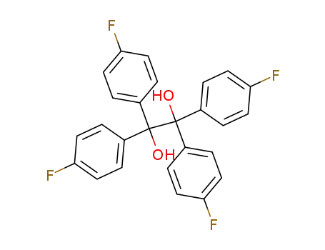Molecular Structure of 424-82-8 (1,2-Ethanediol, 1,1,2,2-tetrakis(4-fluorophenyl)-)