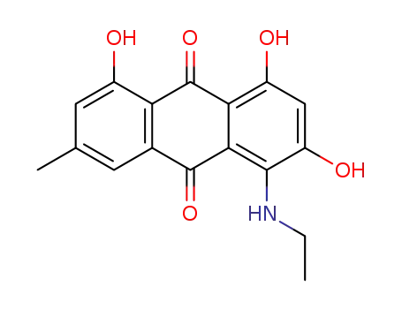 1-(ethylamino)-2,4,5-trihydroxy-7-methylanthracene-9,10-dione