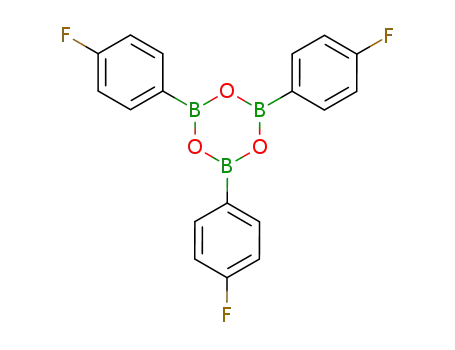 Molecular Structure of 448-59-9 (2,4,6-TRIS(4-FLUOROPHENYL)BOROXIN)