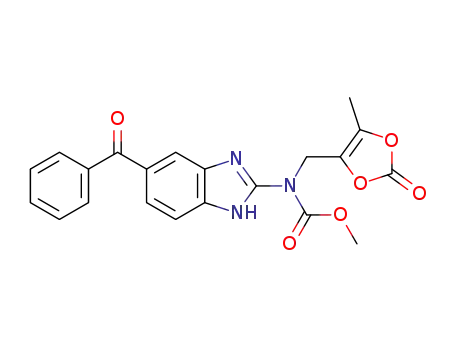 methyl (5-benzoyl-1H-benzo[d]imidazol-2-yl)((5-methyl-2-oxo-1,3-dioxol-4-yl)methyl)carbamate