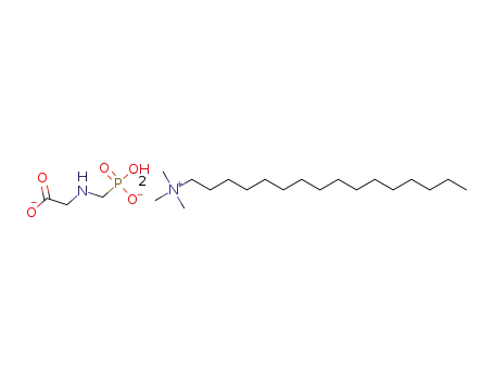 bis(N,N,N-trimethyl-N-hexadecylammonium) glyphosate