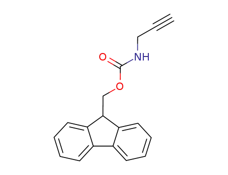 Molecular Structure of 127896-08-6 (Carbamic acid, 2-propynyl-, 9H-fluoren-9-ylmethyl ester)