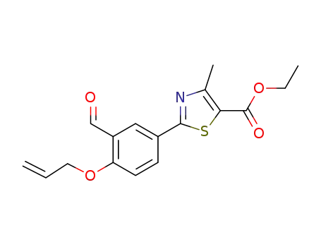ethyl 2-[4-(allyloxy)-3-formylphenyl]-4-methyl-1,3-thiazole-5-carboxylate