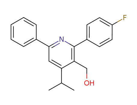2-(4-fluorophenyl)-4-(1-methylethyl)-6-phenyl-3-pyridinemethanol