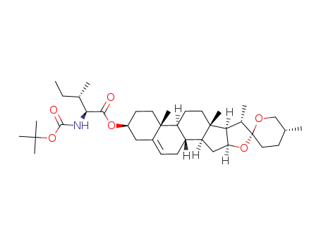 (25R)-spirost-5-en-3β-yl N-(t-butoxycarbonyl)-L-isoleucinate