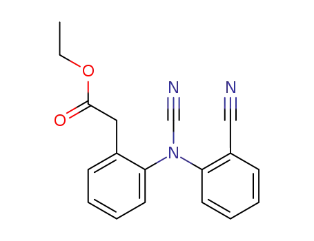 ethyl N-cyano-N-2′-cyanophenyl-2-aminophenylacetate