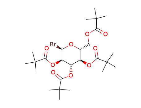 81058-27-7,2,3,4,6-Tetra-O-pivaloyl-alpha-D-glucopyranosyl bromide,2,3,4,6-Tetra-O-Pivaloyl-α-D-Glucopyranosyl Bromide;