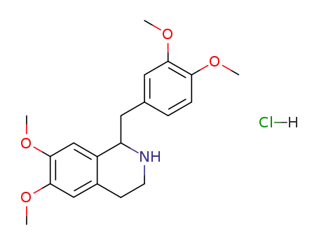 Molecular Structure of 6429-04-5 (Tetrahydropapaverine hydrochloride)